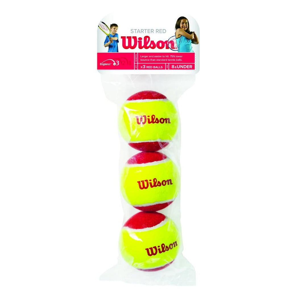 Wilson Starter Tour Red Tennis Ball 3 Pack